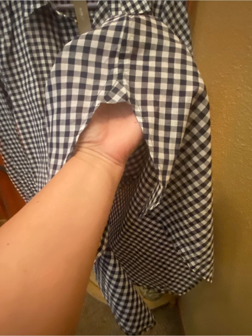 J.Crew - NEW - Gingham Cotton Voile Beach Shirt - Picture 8 of 10